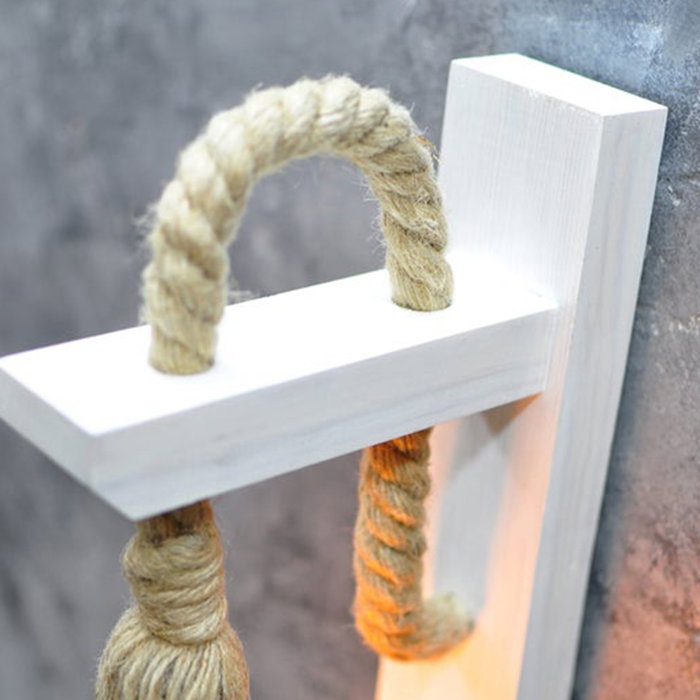 Opviq Lámpara de Mesa PP156 en Madera de Abeto Blanca Opviq Lámpara de Mesa PP156 en Madera de Abeto Blanca